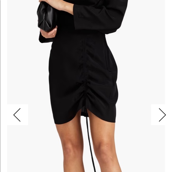 Envelope 1976 View ruched silk mini skirt Fr 38 equiv US 6 - Picture 1 of 7